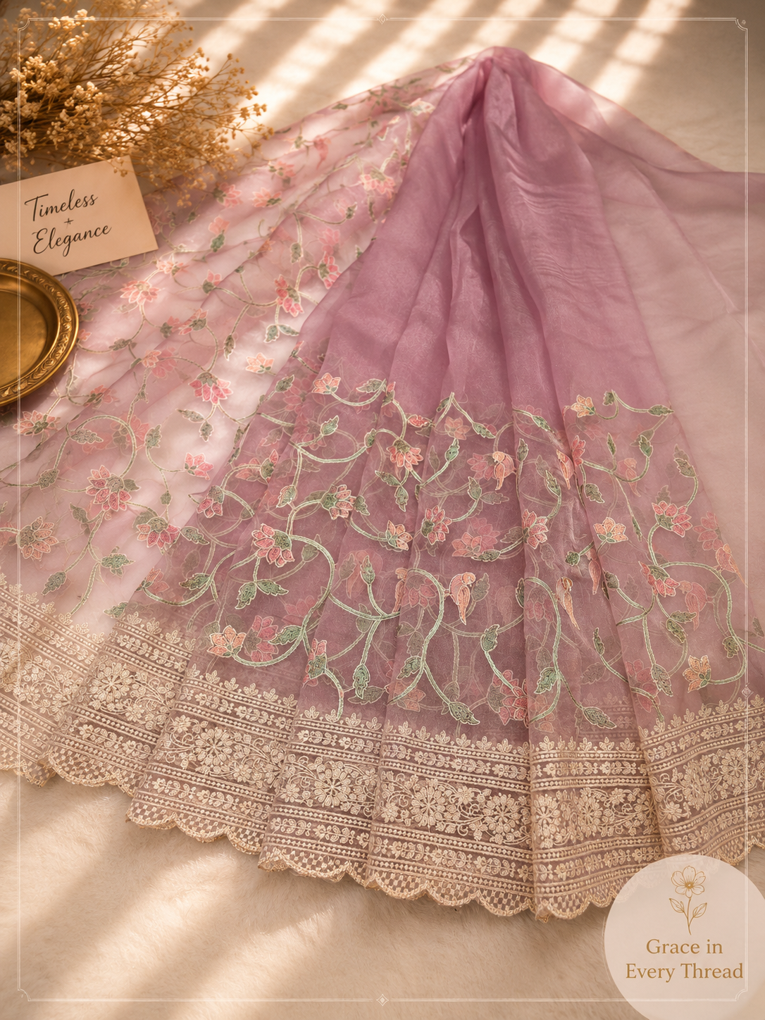 Jall Look Saree